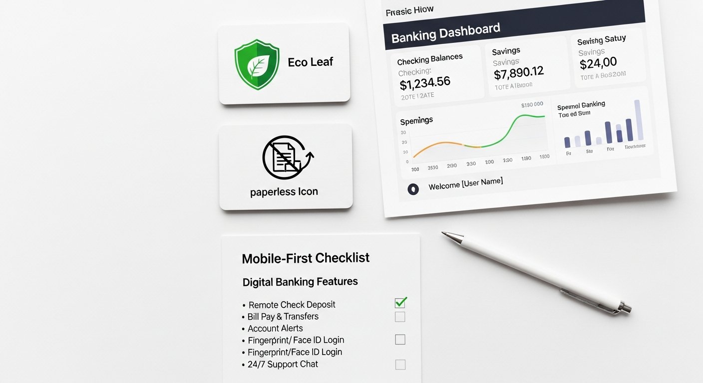 how paperless banking saves money time