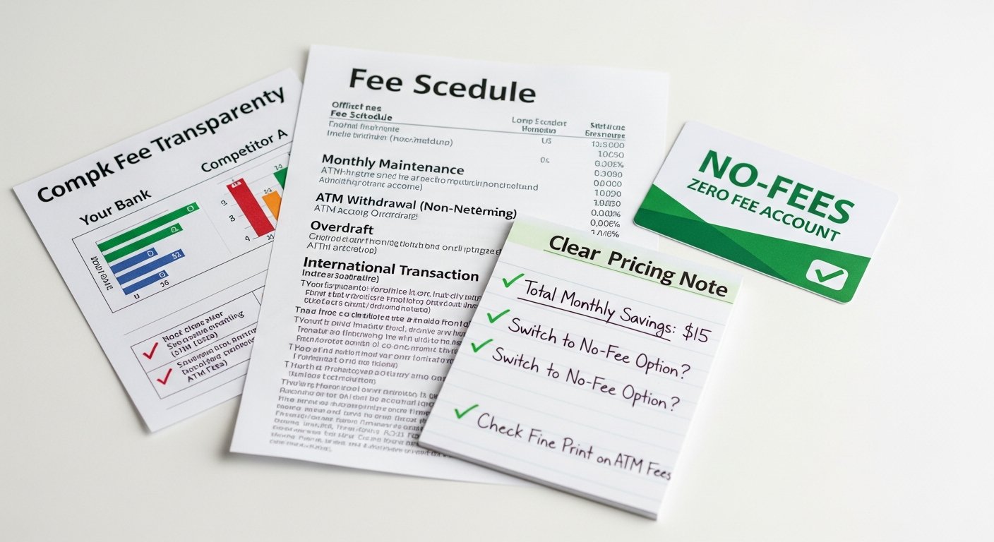 transparent fee structures online banks 2026