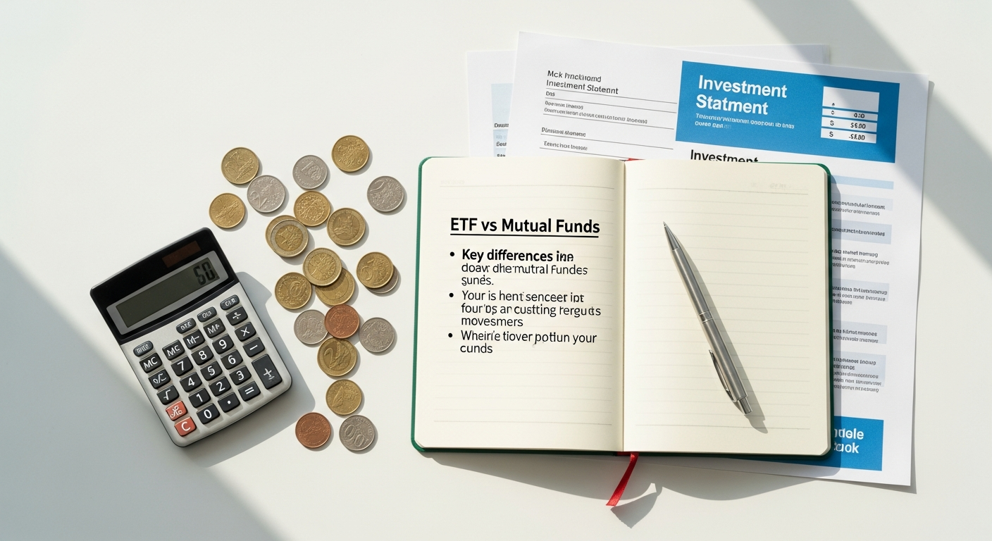 ETF vs mutual funds differences explained