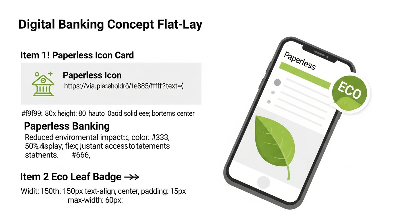 eco friendly banking going paperless 2026
