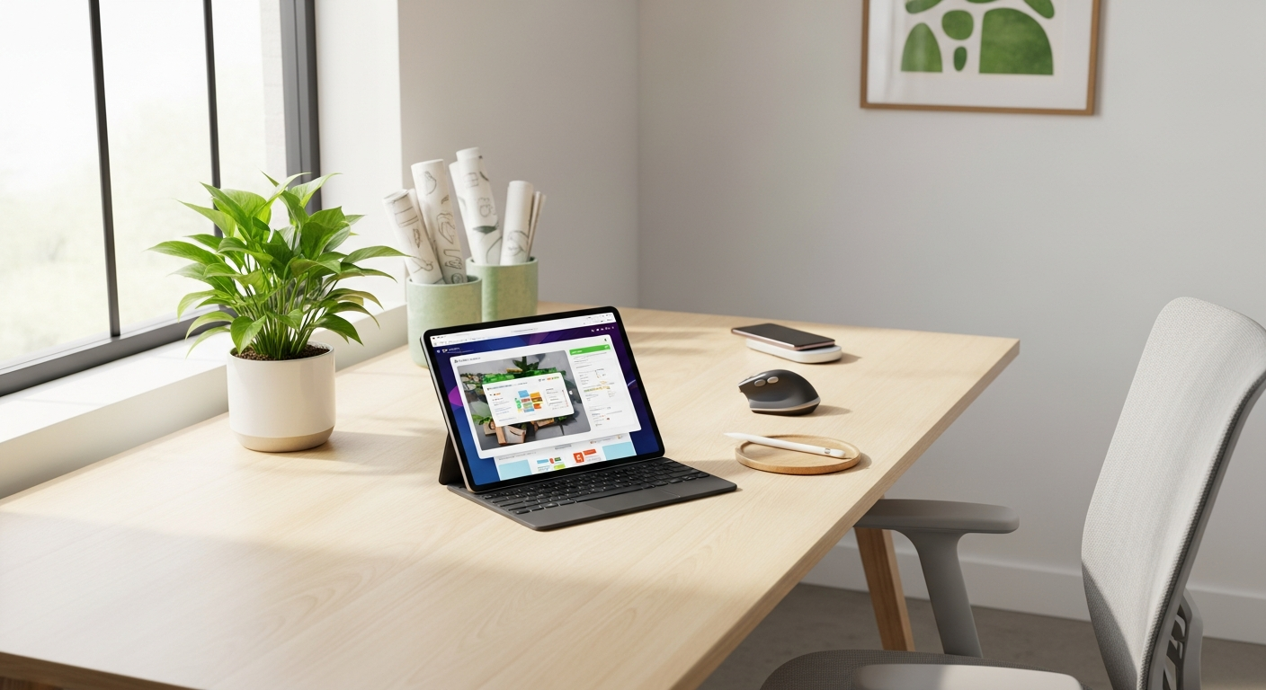 Digital banking illustration