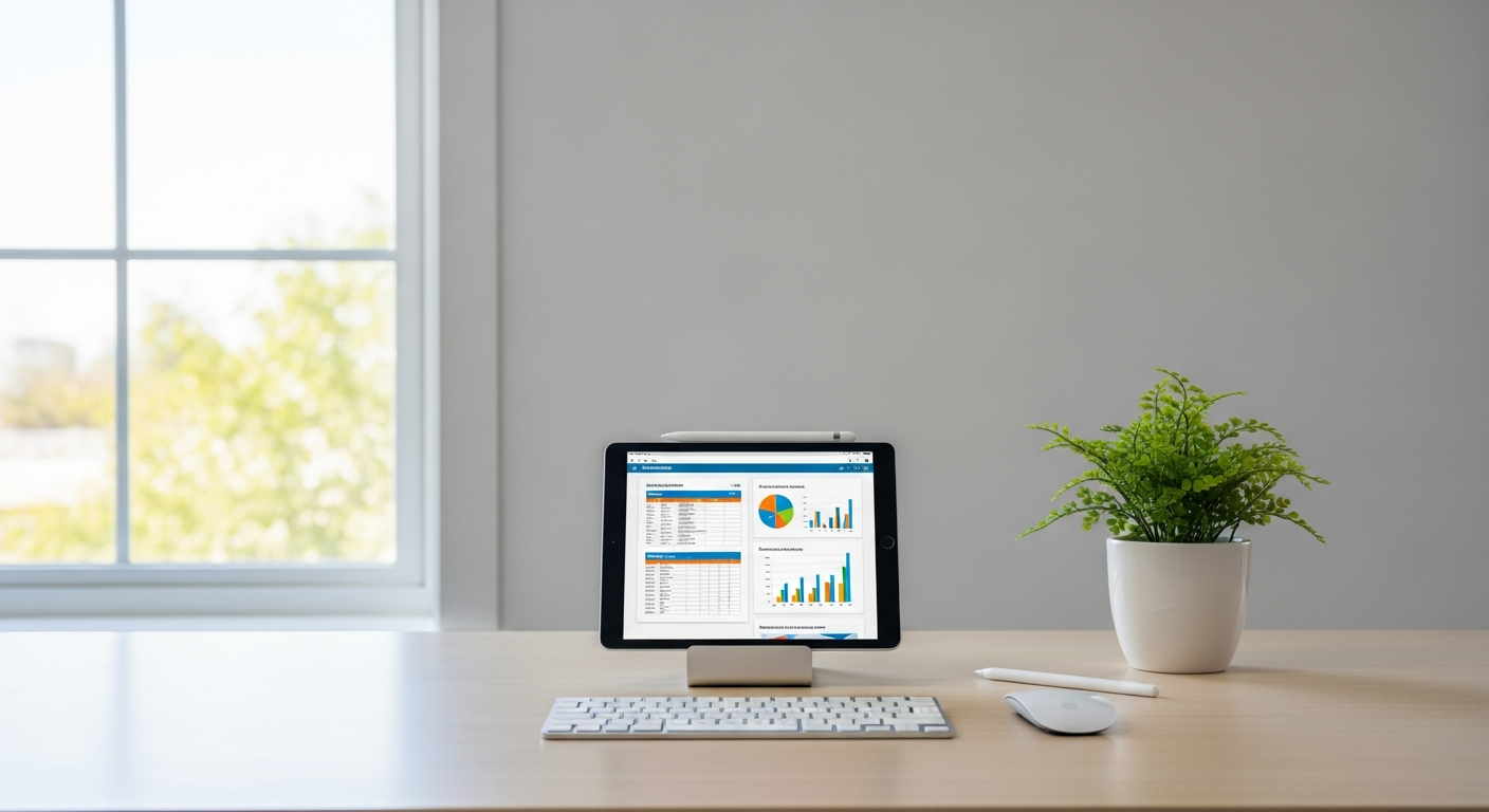 Digital banking illustration