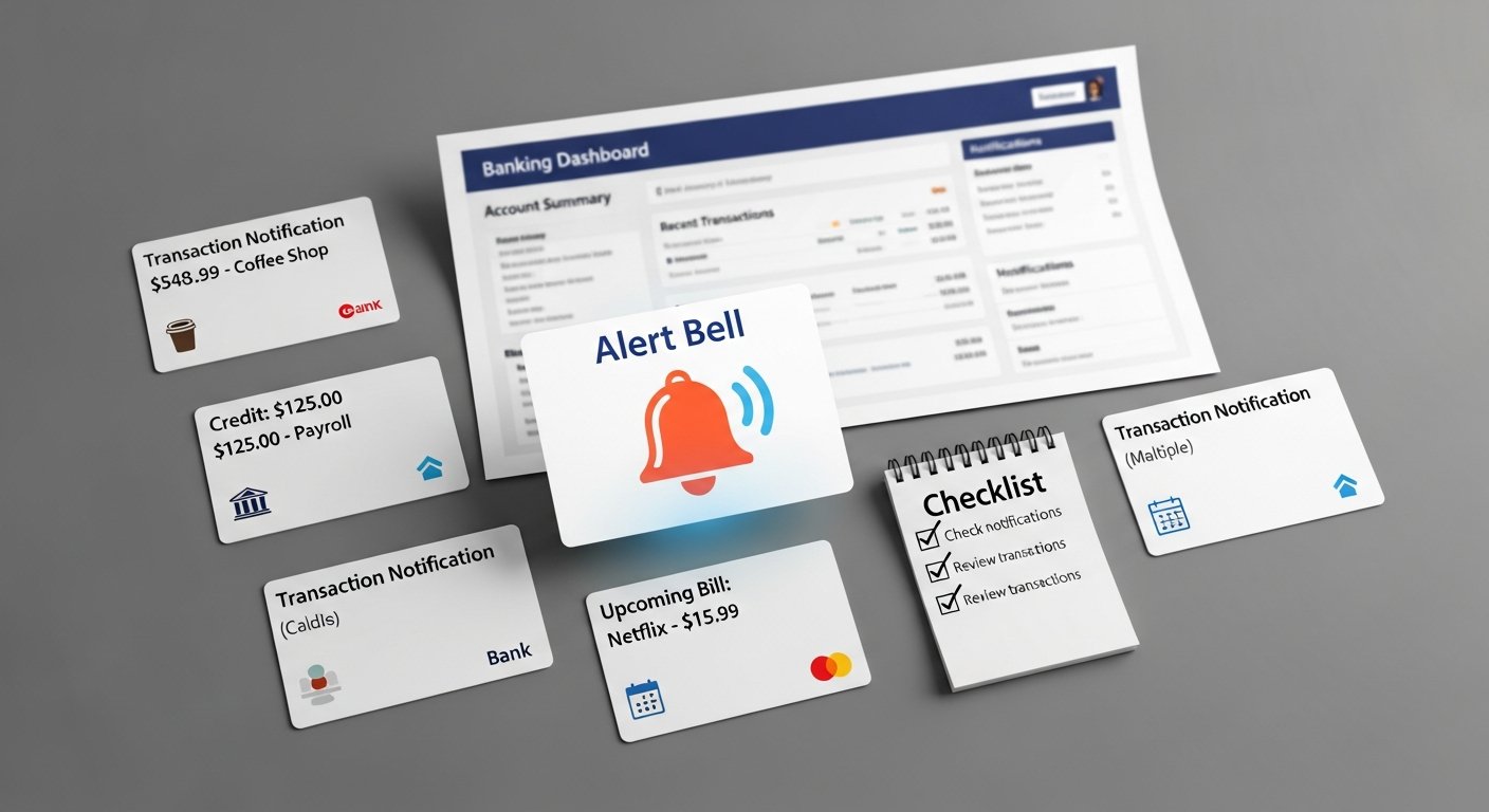 how get alerts every transaction