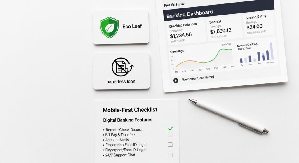 how paperless banking saves money time