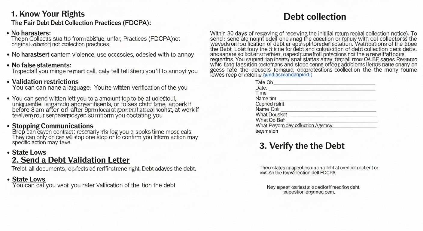 How to cope with debt collection
