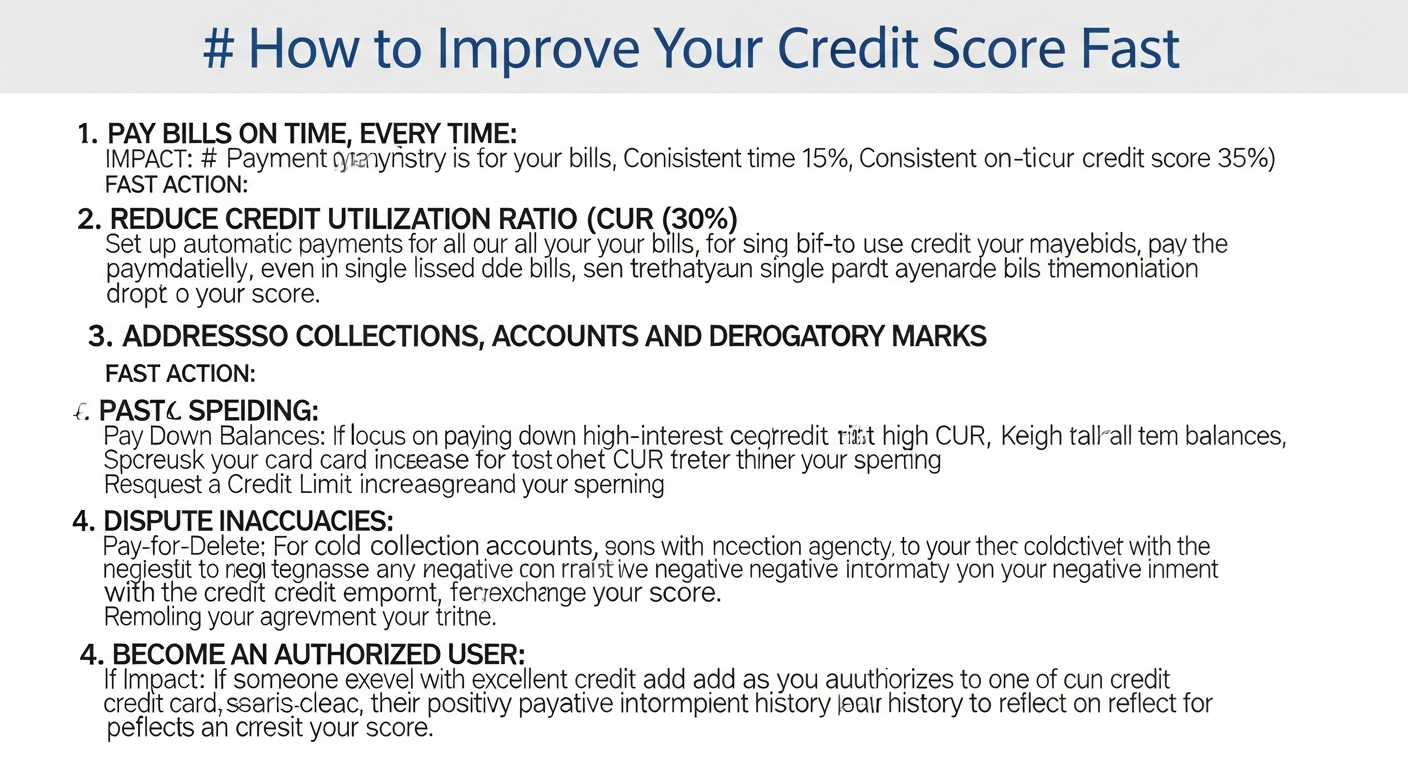 How To Improve Your Credit Score Fast