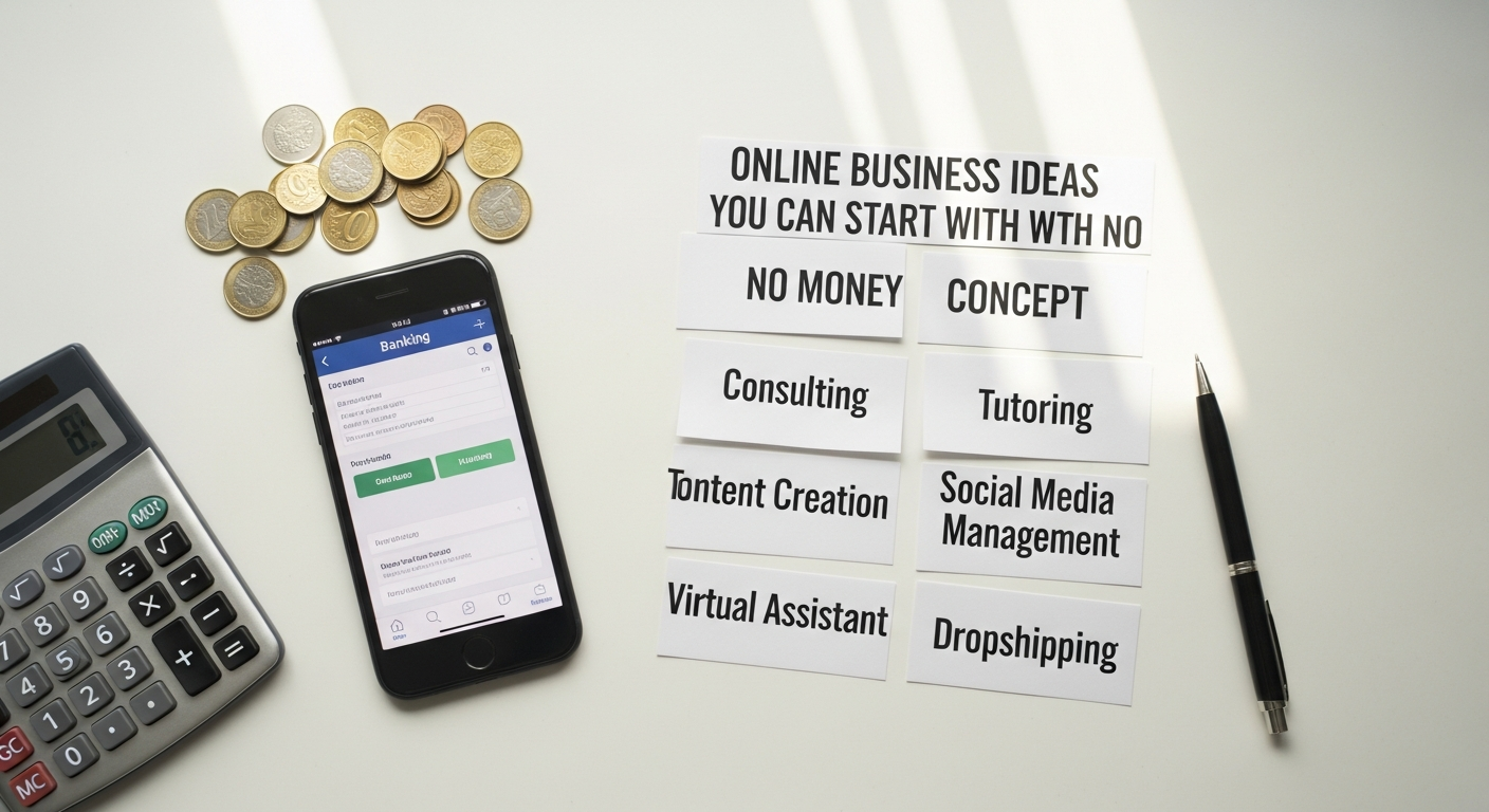 Online business ideas you can start with no money
