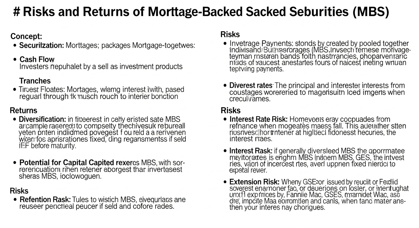 Risks And Returns Of Mortgage Backed Securities