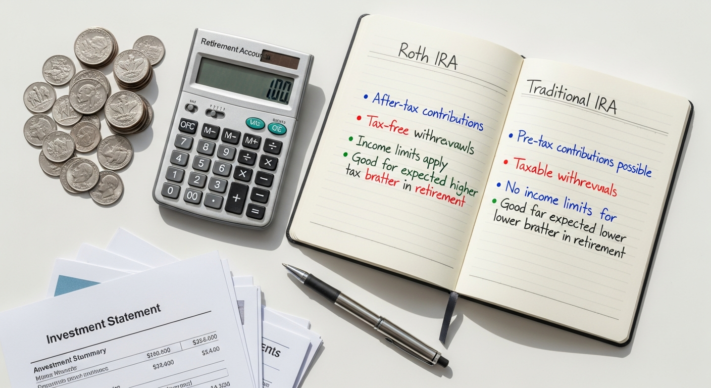 Roth IRA vs traditional IRA differences