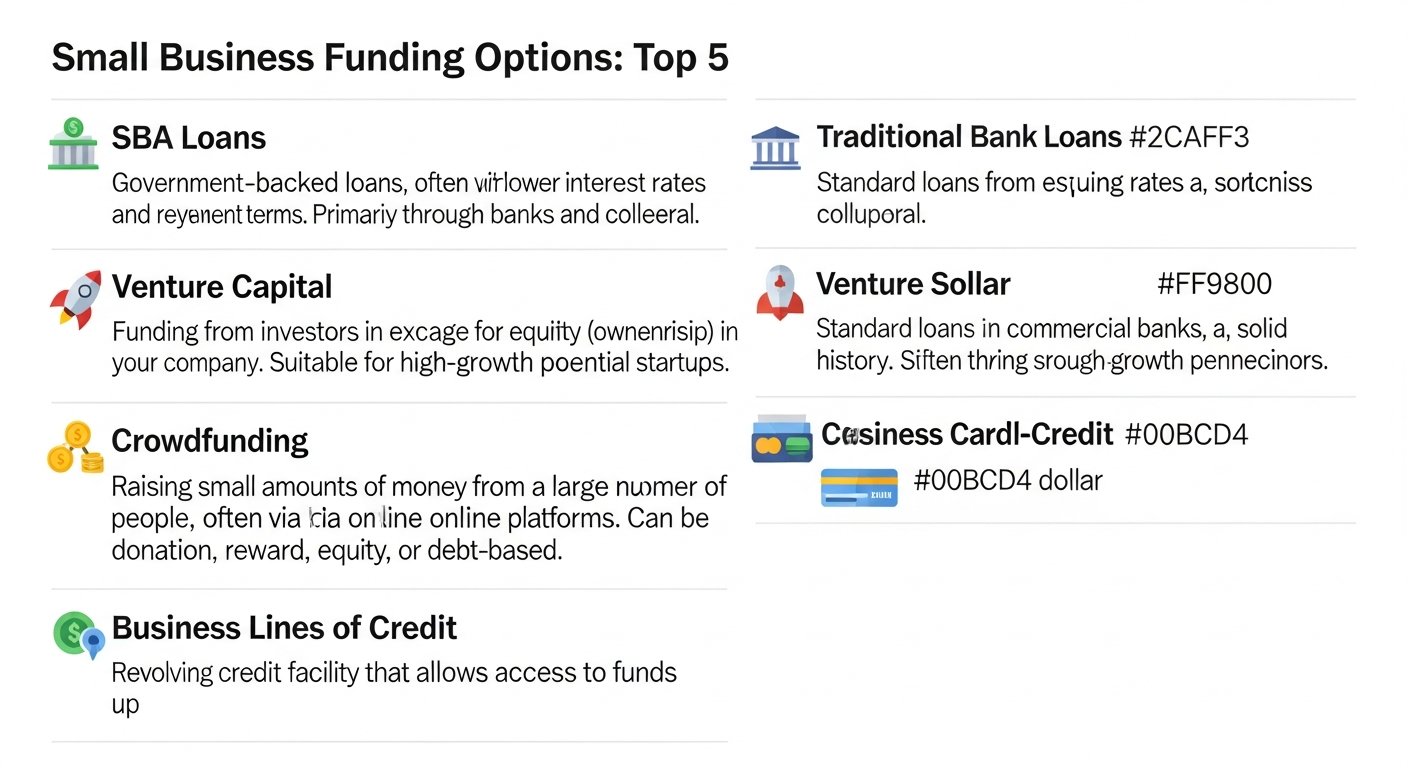 small business funding options - featured illustration
