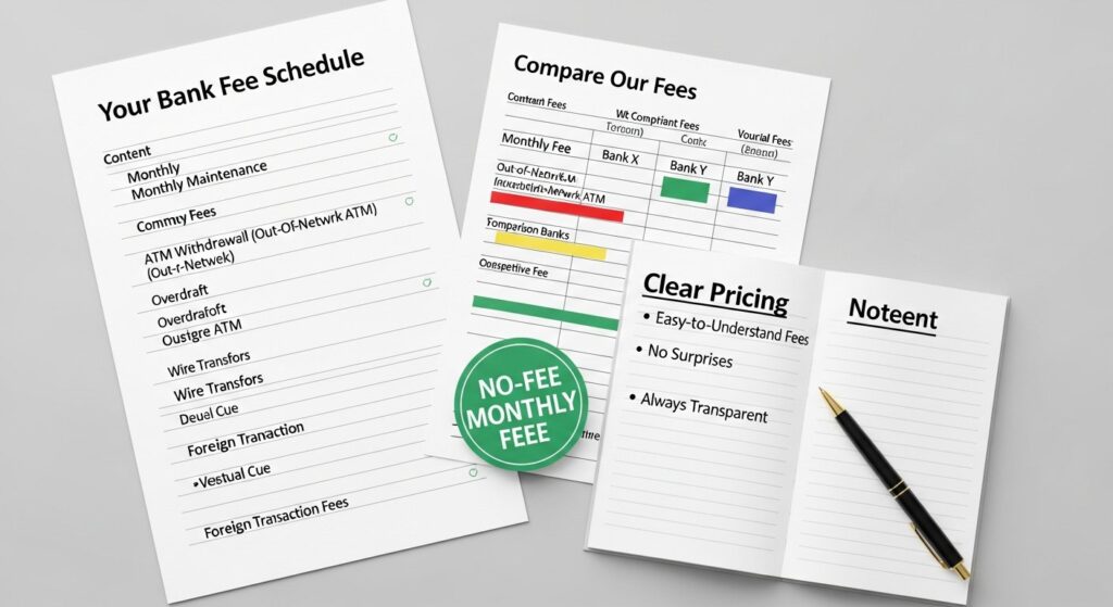 transparent fee structures online banks 2026