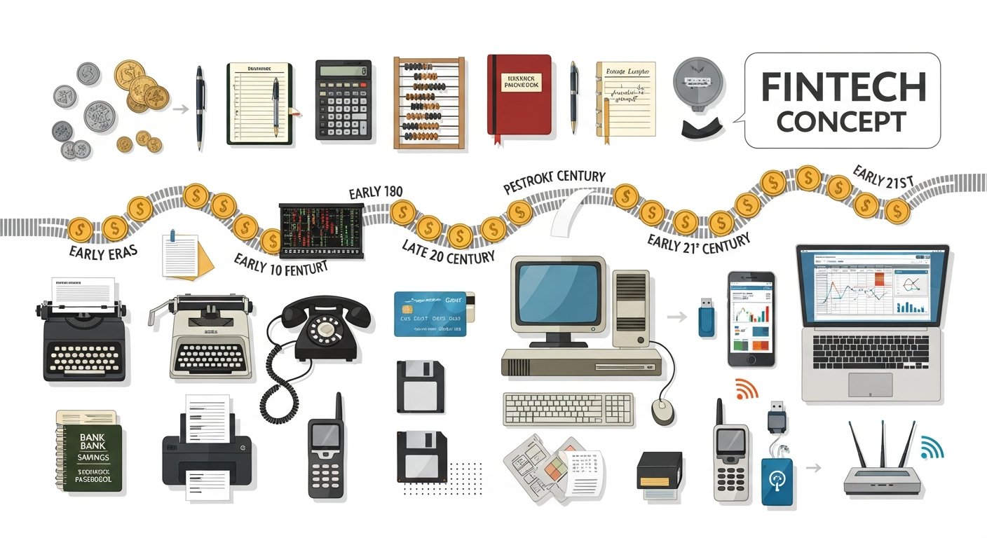 history of fintech - photo 2 illustration